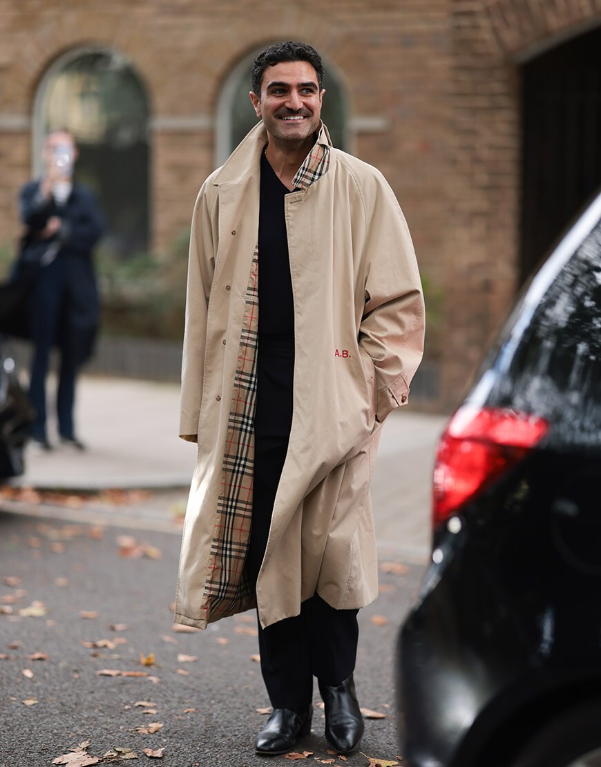 Burberry trench street style online