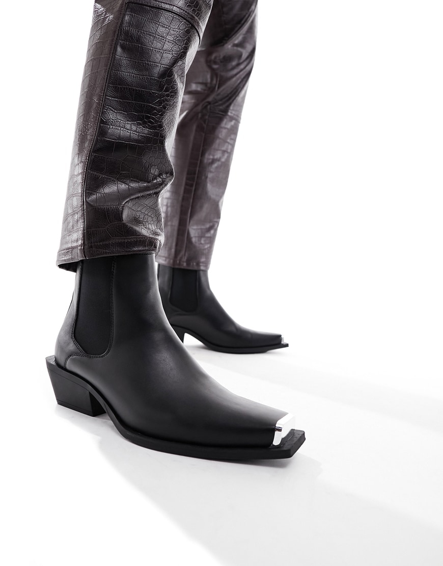 Cuban heel boots