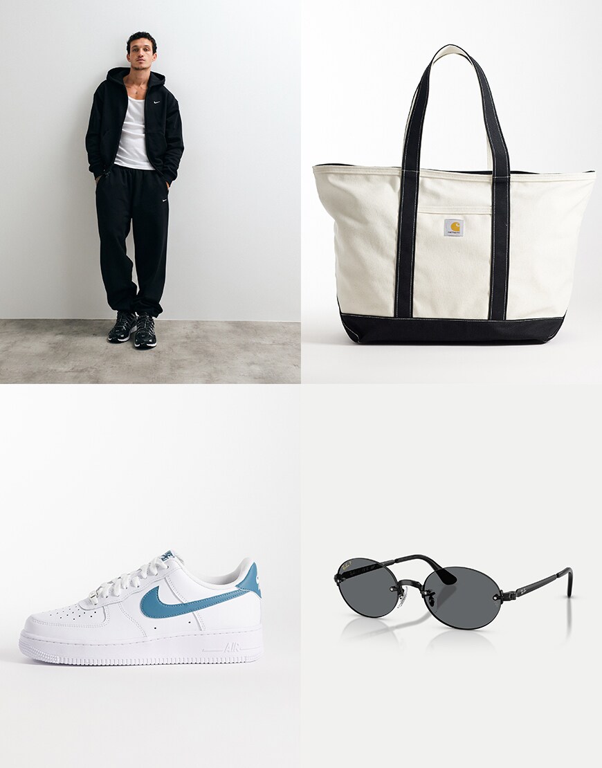 Collage of ASOS clothing