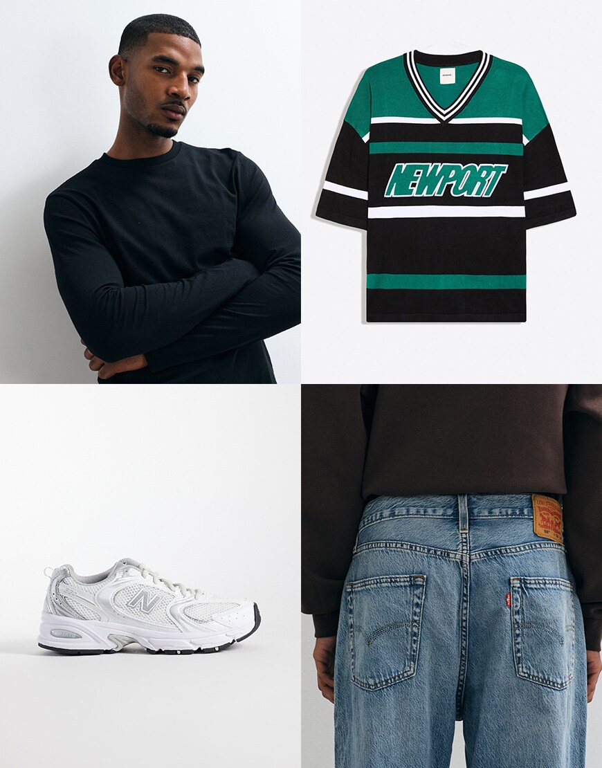 Collage of ASOS clothing