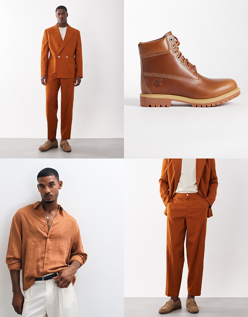 Collage of ASOS clothing