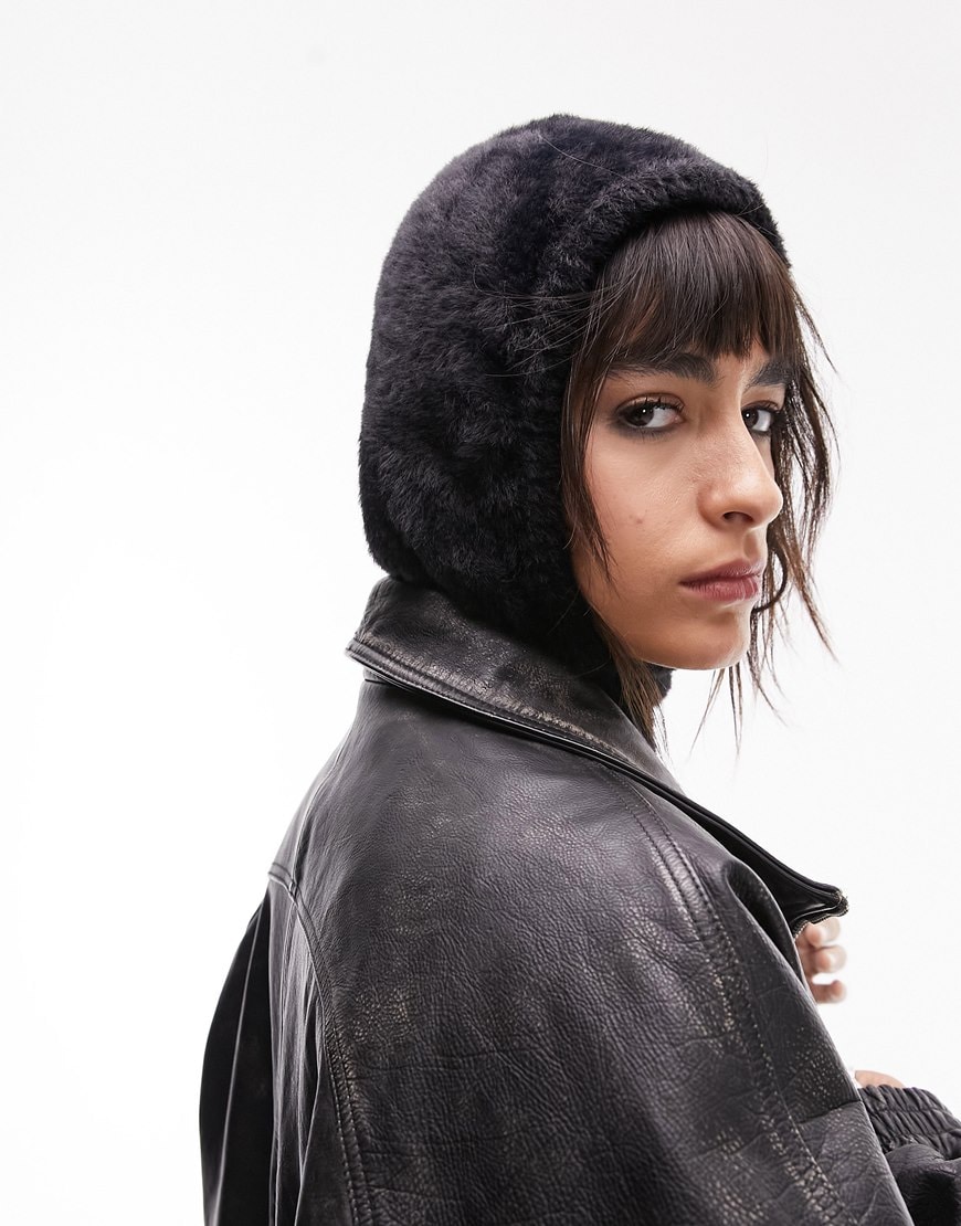 Topshop Blake soft touch balaclava in black | ASOS style feed