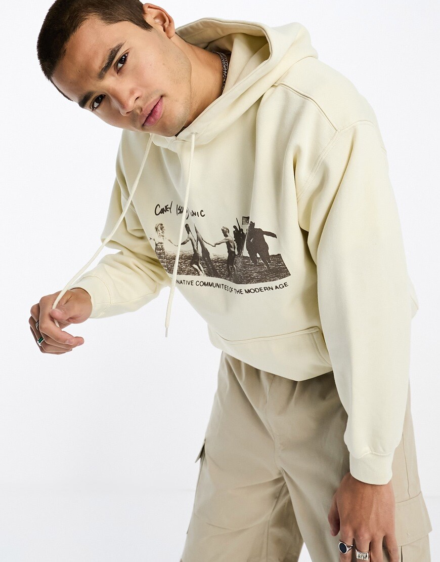 Beige hoodie