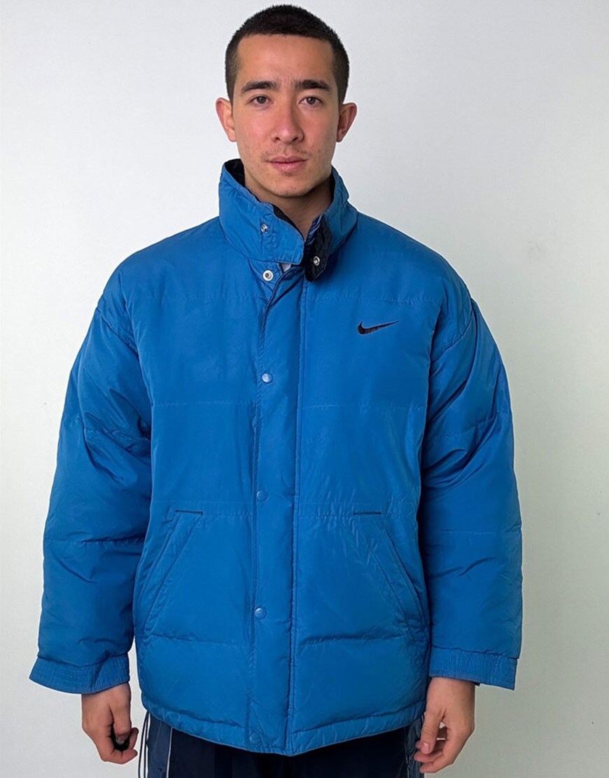 Man wearing vintage Nike puffer coat | ASOS Style Feed