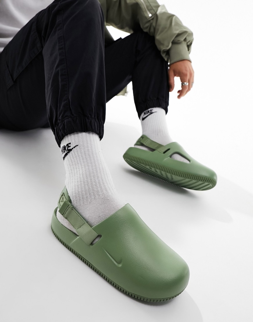Nike Calm mule in khaki