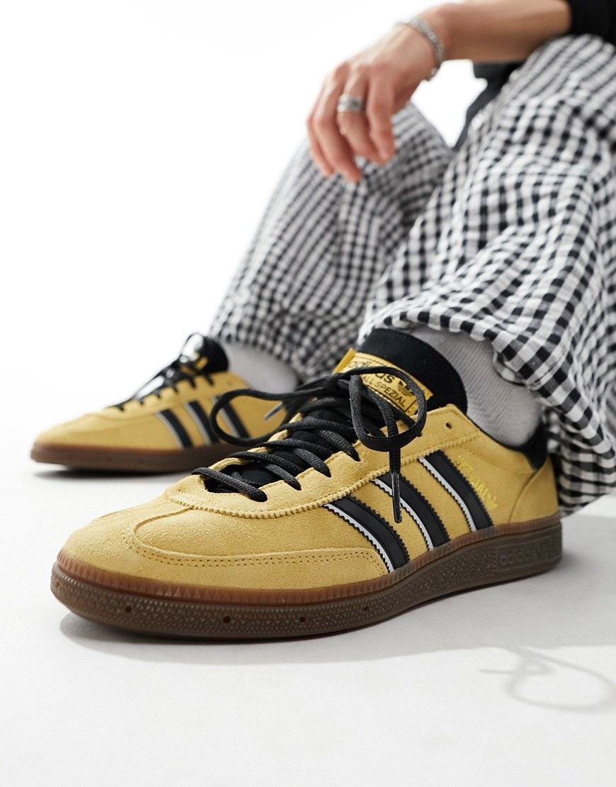 yellow Adidas originals handball speziale trainers
