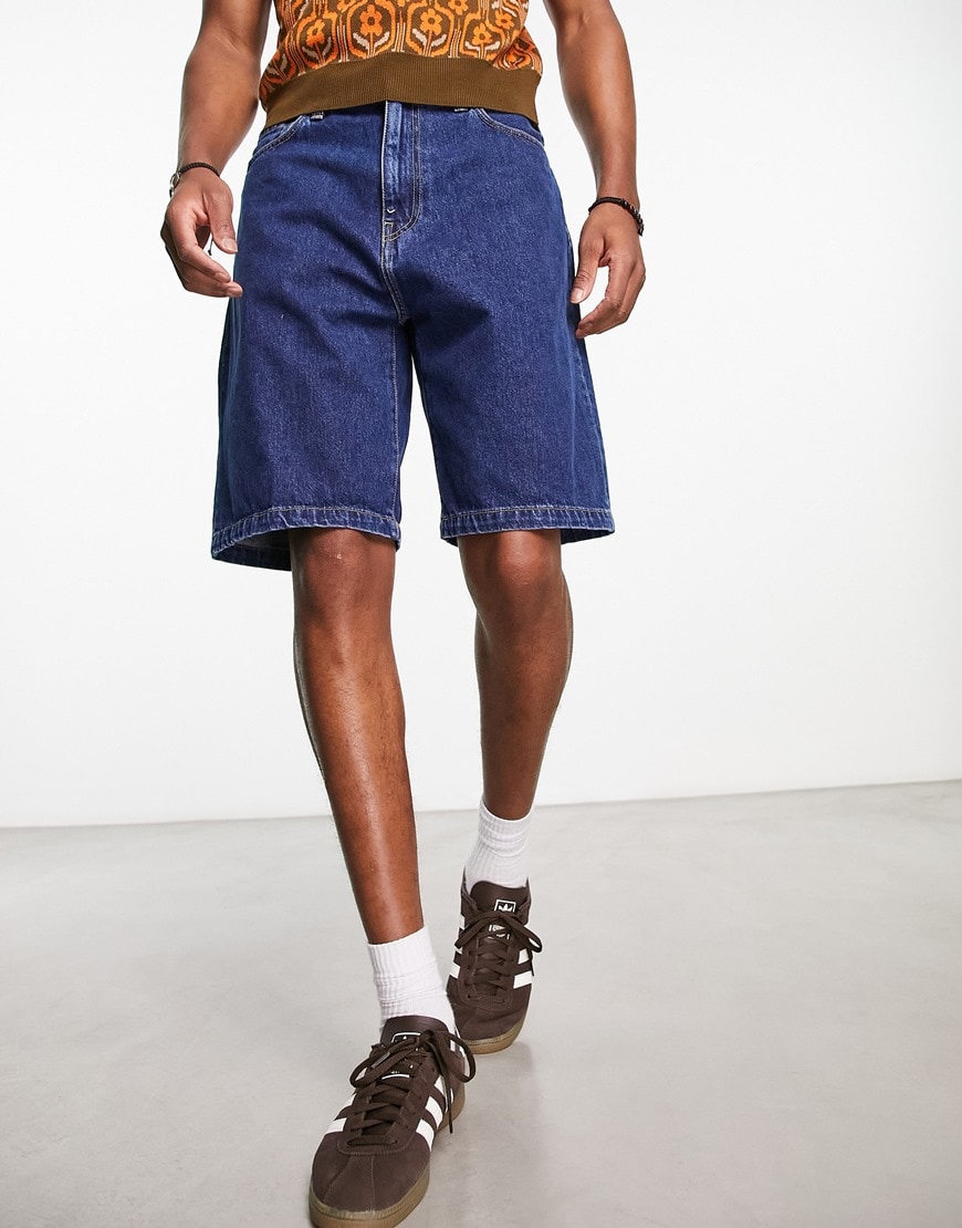 Blue jeans shorts men