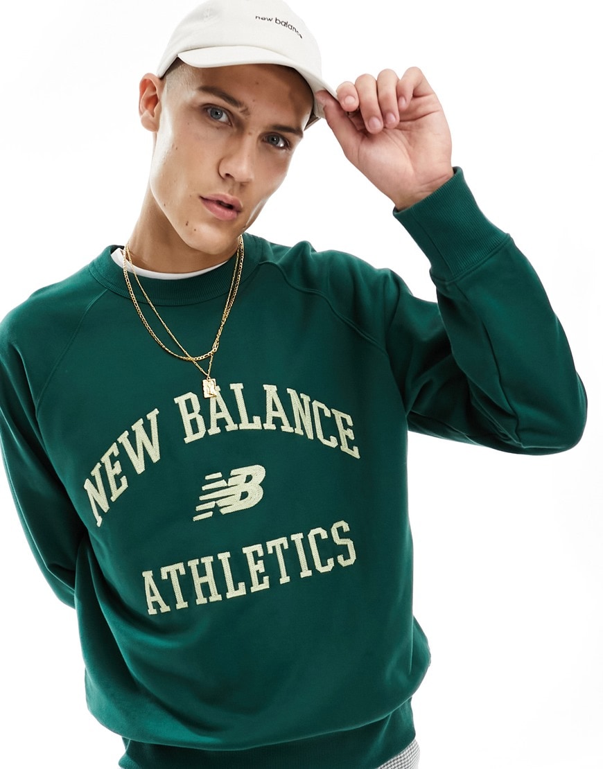 Green new balance athletic jumper