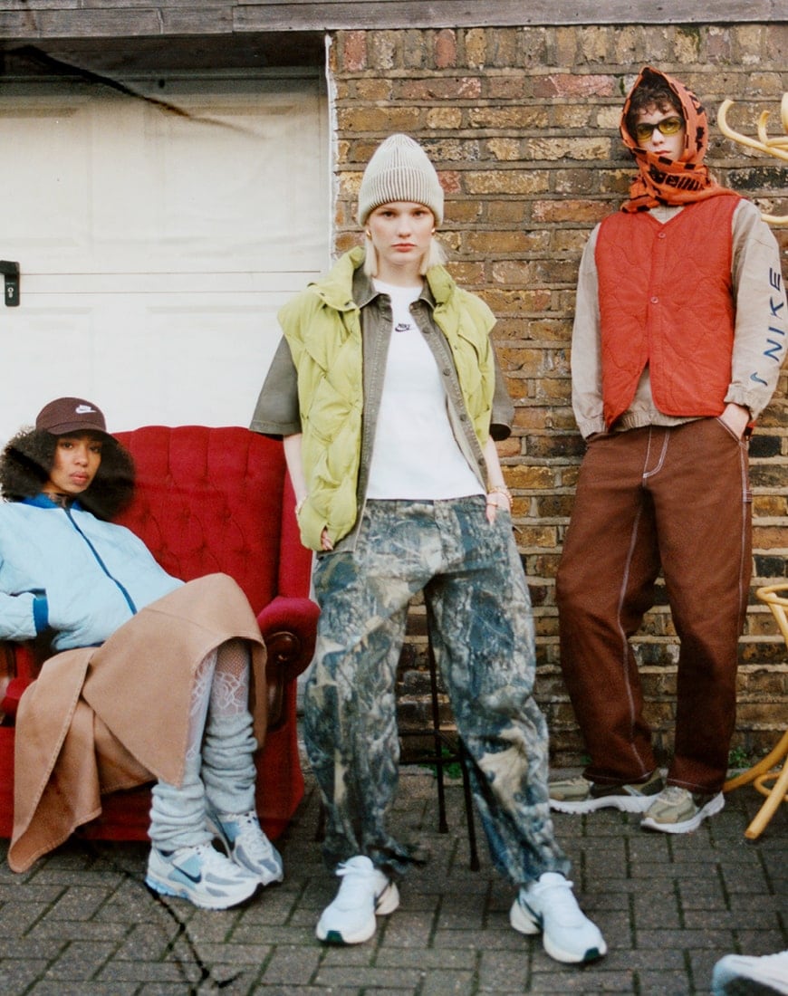 Lola wearing a green gilet and cargo trousers | ASOS Style Feed