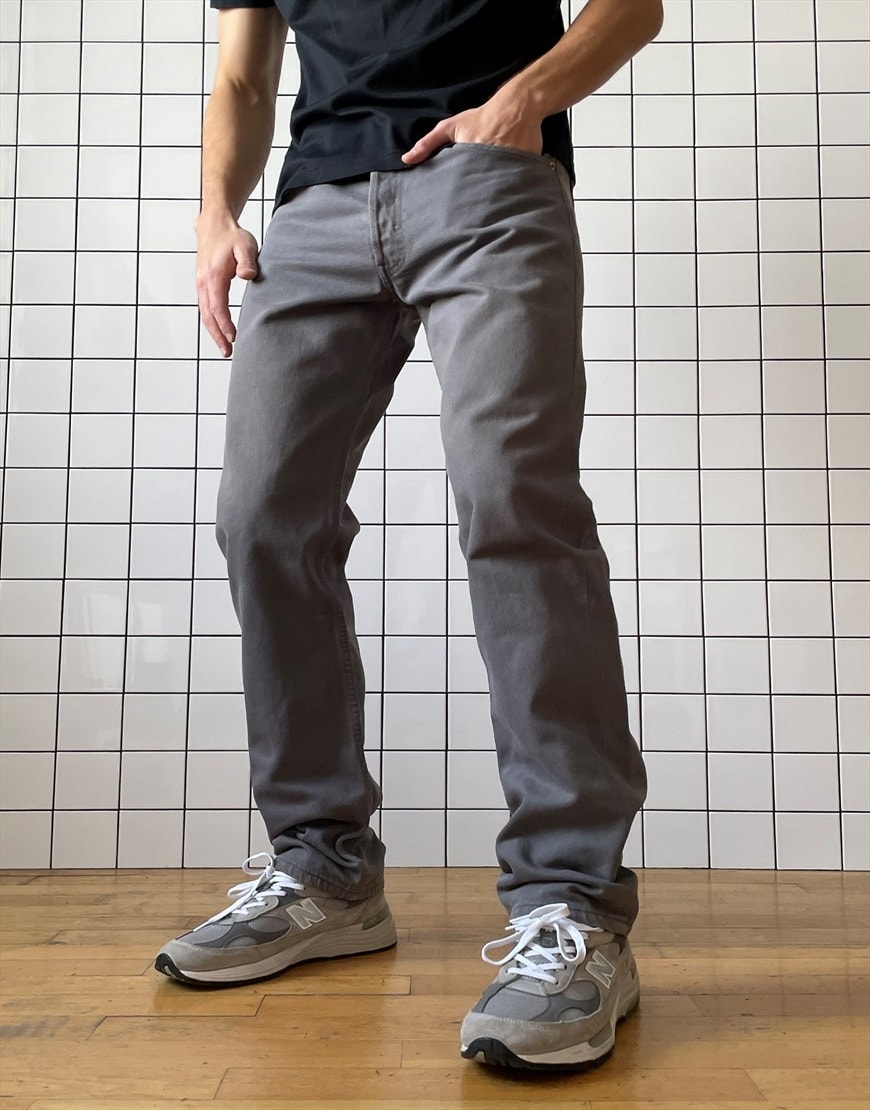 Vintage LEVIS 501 Jeans Denim Pants 90s Grey | ASOS Style Feed