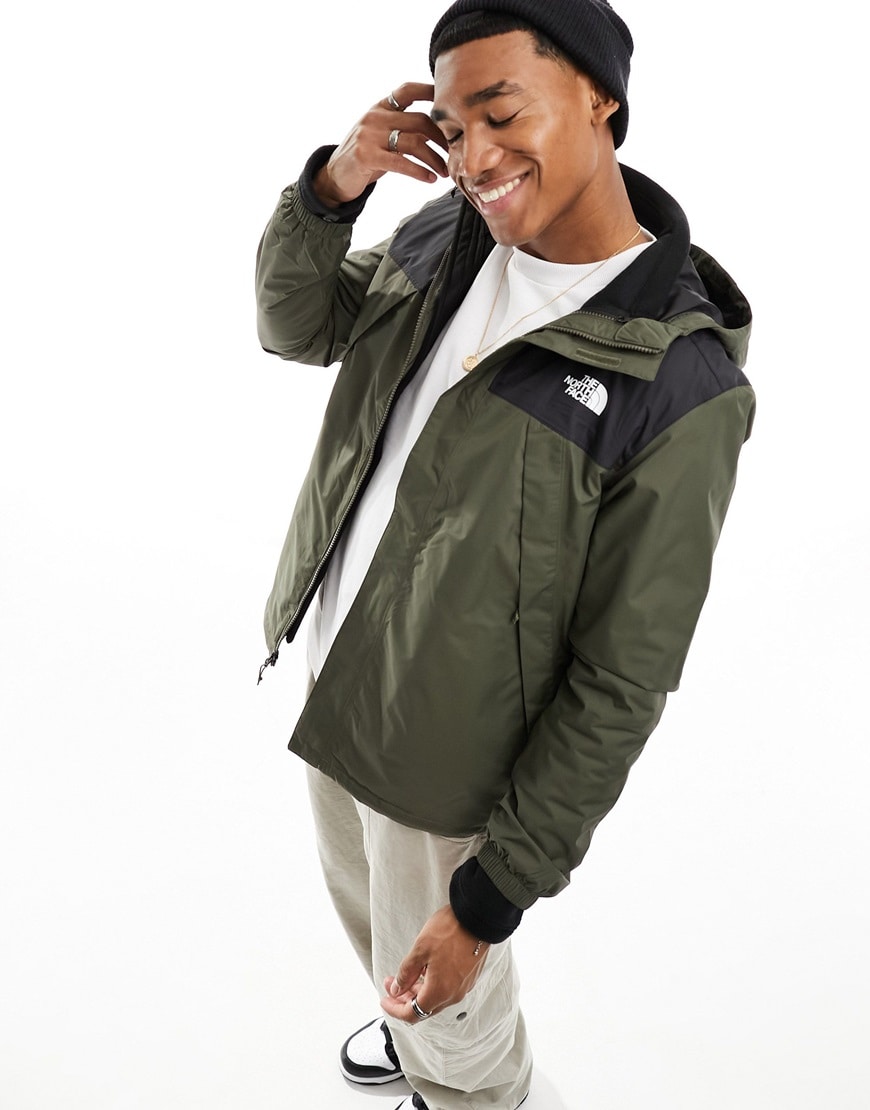 The North Face antora jacket in green