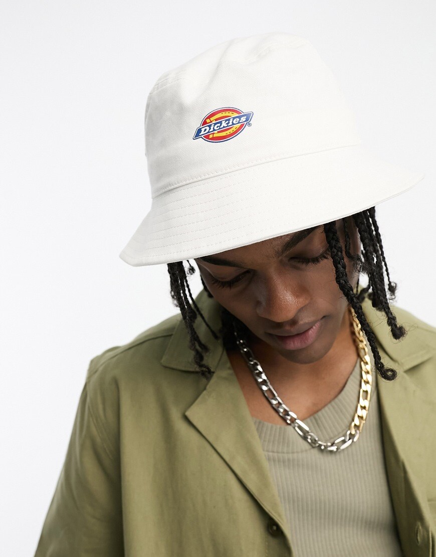 Dickies Stayton bucket hat in white