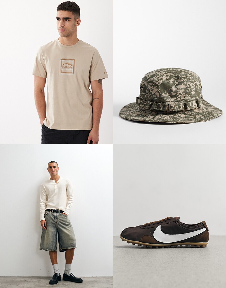 Collage of men wearing ASOS clothing | ASOS Style Feed