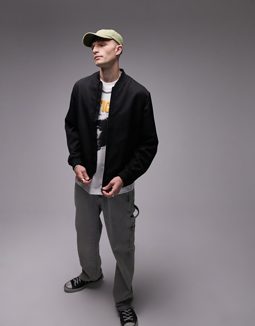 Topman lightweight bomber jacket | ASOS Style Feed