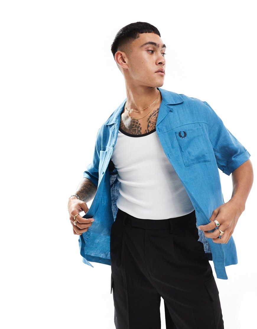 Fred Perry revere-collar shirt | ASOS Style Feed