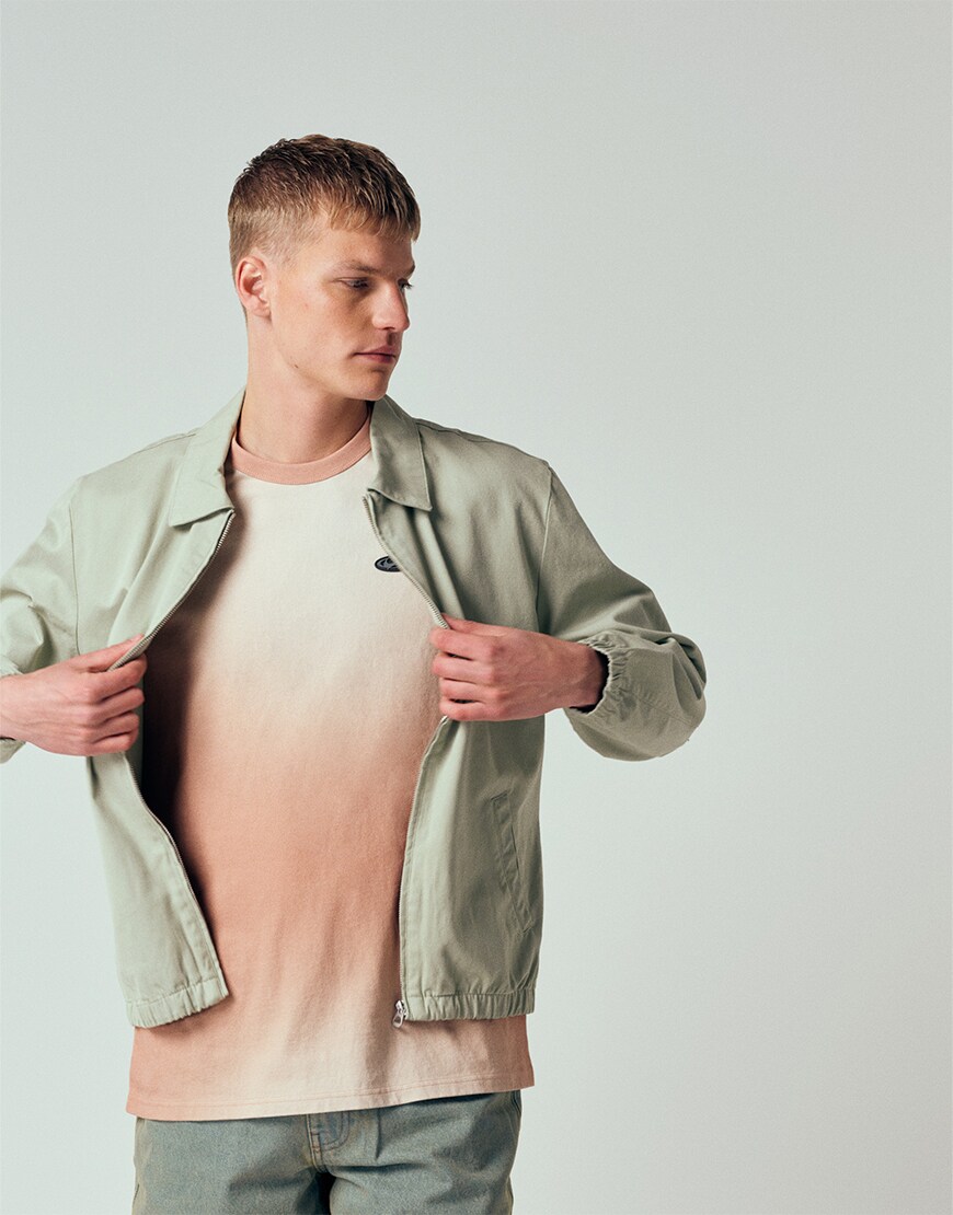 model wearing sage harrington jacket|ASOS Style Feed