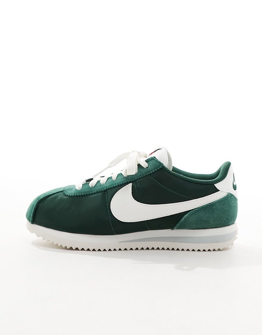 Nike Cortez in Fir Green And White | ASOS Style Feed