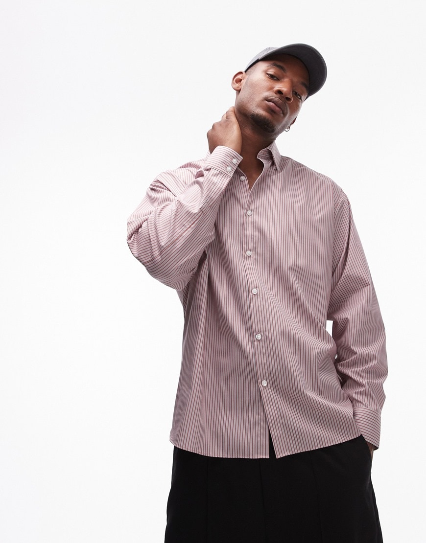 Topman oversized striped shirt | ASOS Style Feed