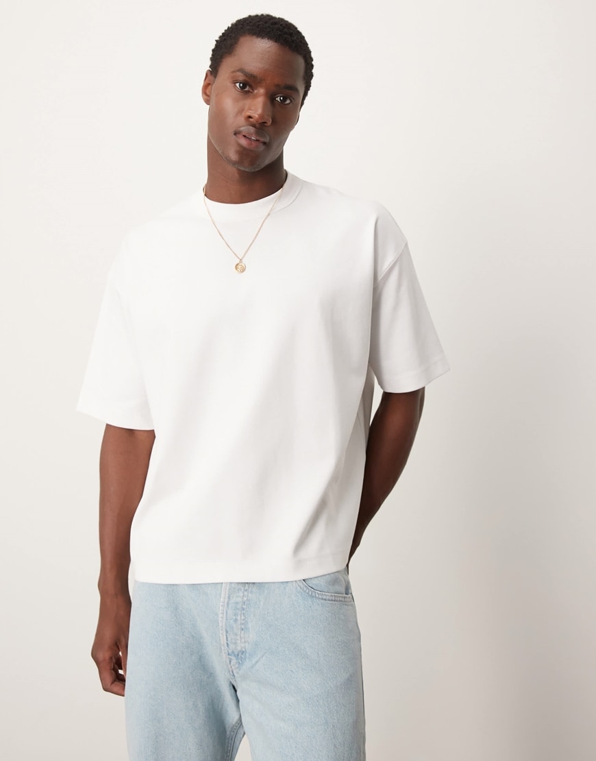 ASOS DESIGN premium interlock oversized boxy t-shirt