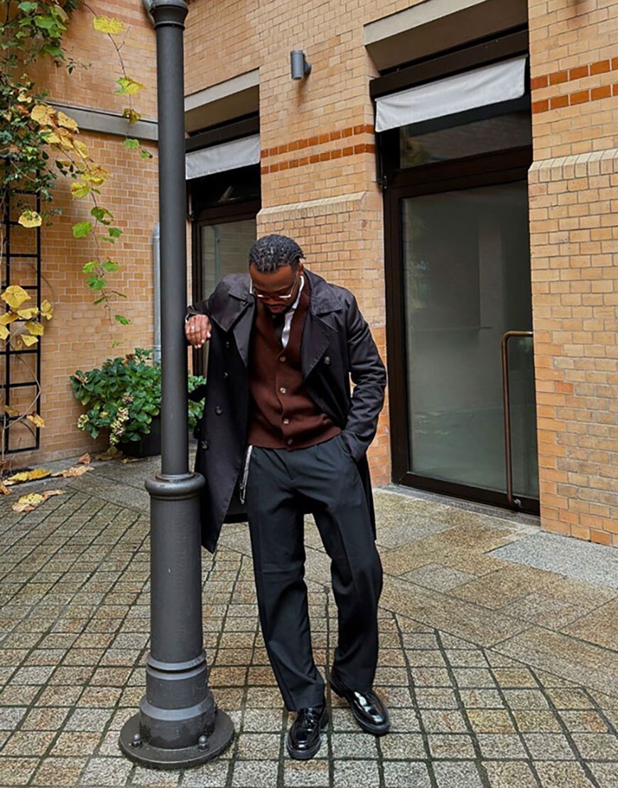 Man Wearing Cardigan and Tailored Trousers | ASOS Style Feed