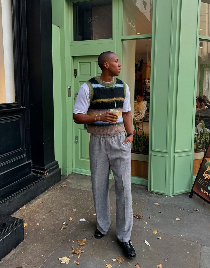 Man Wearing Striped Tank Top | ASOS Style Feed