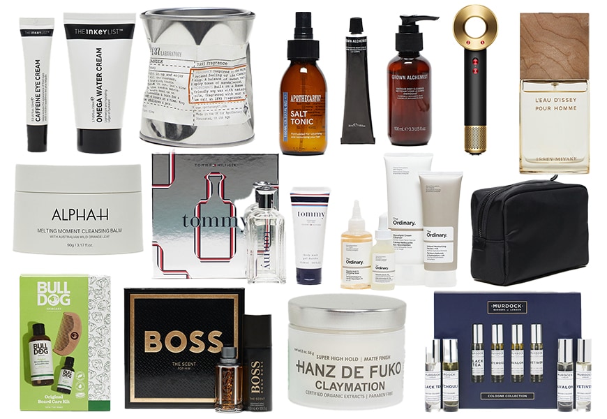 Collage of different Face + Body gifting items