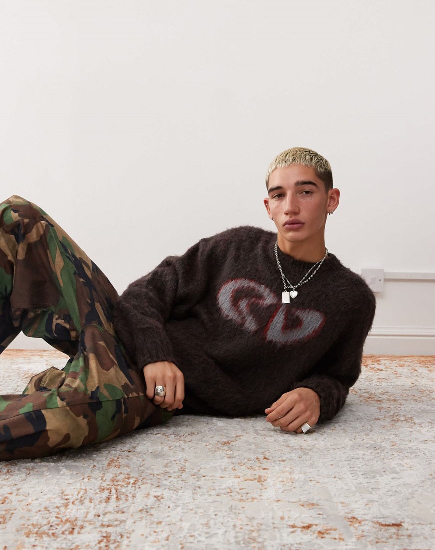 Model in Reclaimed Vintage sweater | ASOS Style Feed