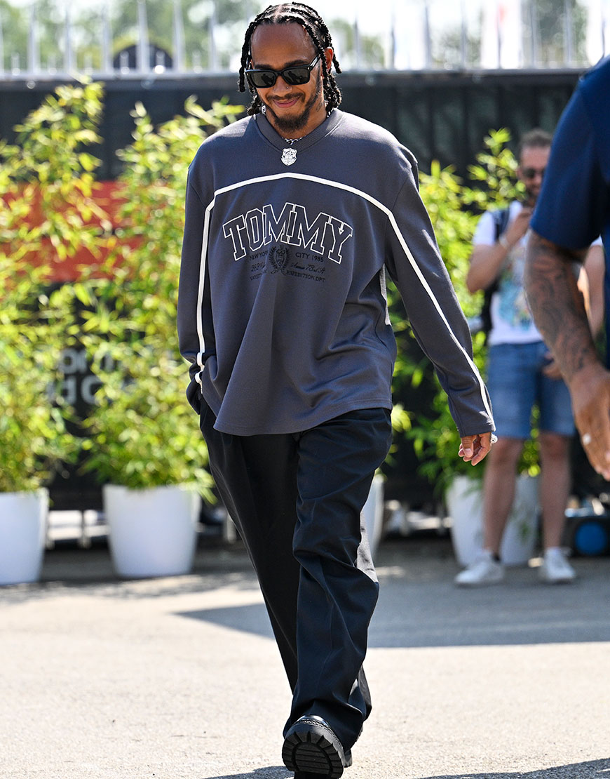 Lewis Hamilton at the Italian Grand Prix