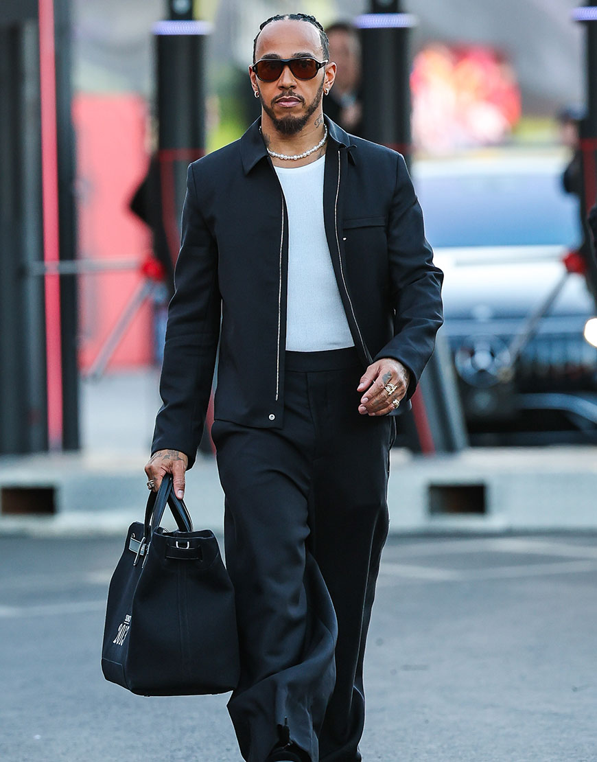 Lewis Hamilton at the Las Vegas Grand Prix