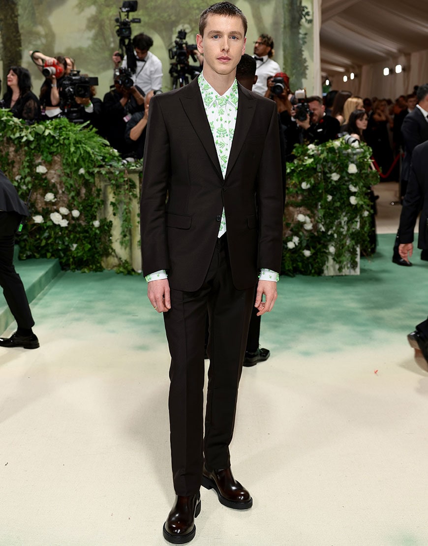 Harris Dickinson at the 2024 Met Gala