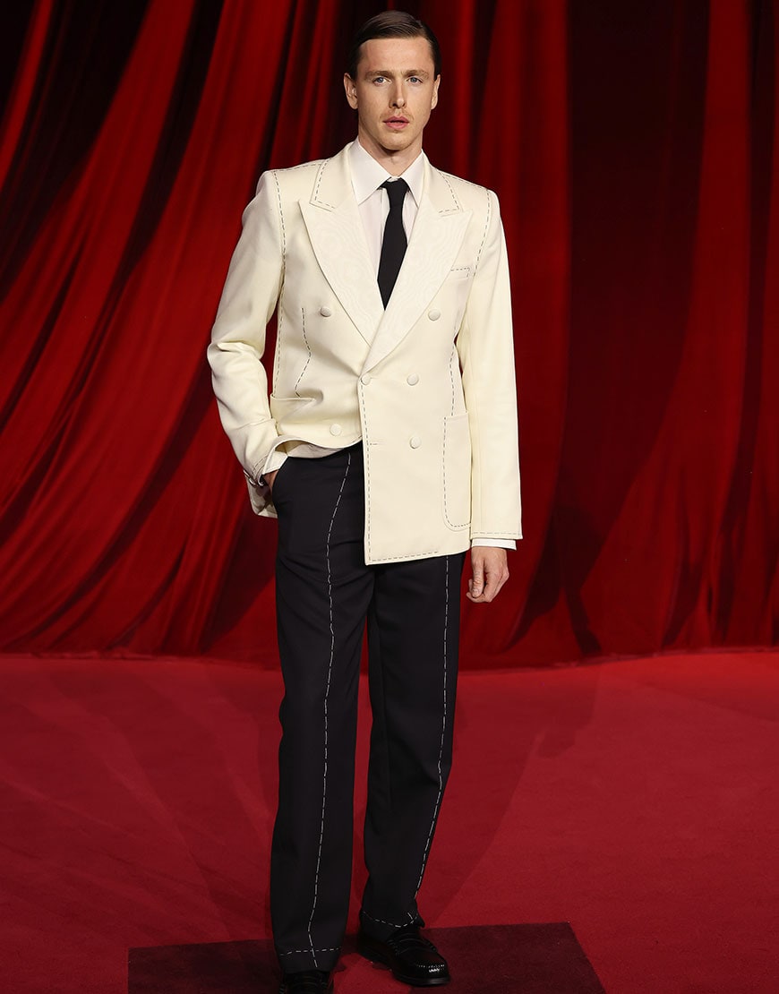 Harris Dickinson on the Red Carpet