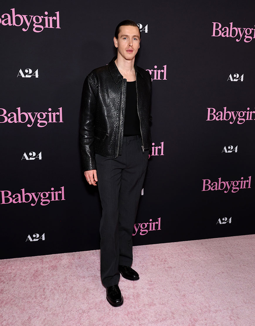 Harris Dickinson on the Red Carpet at the LA Premiere of Babygirl