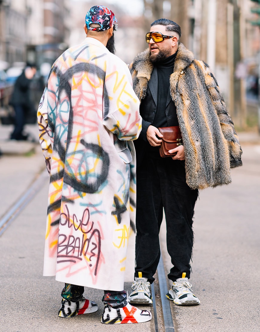 Men Wearing Statement Coats