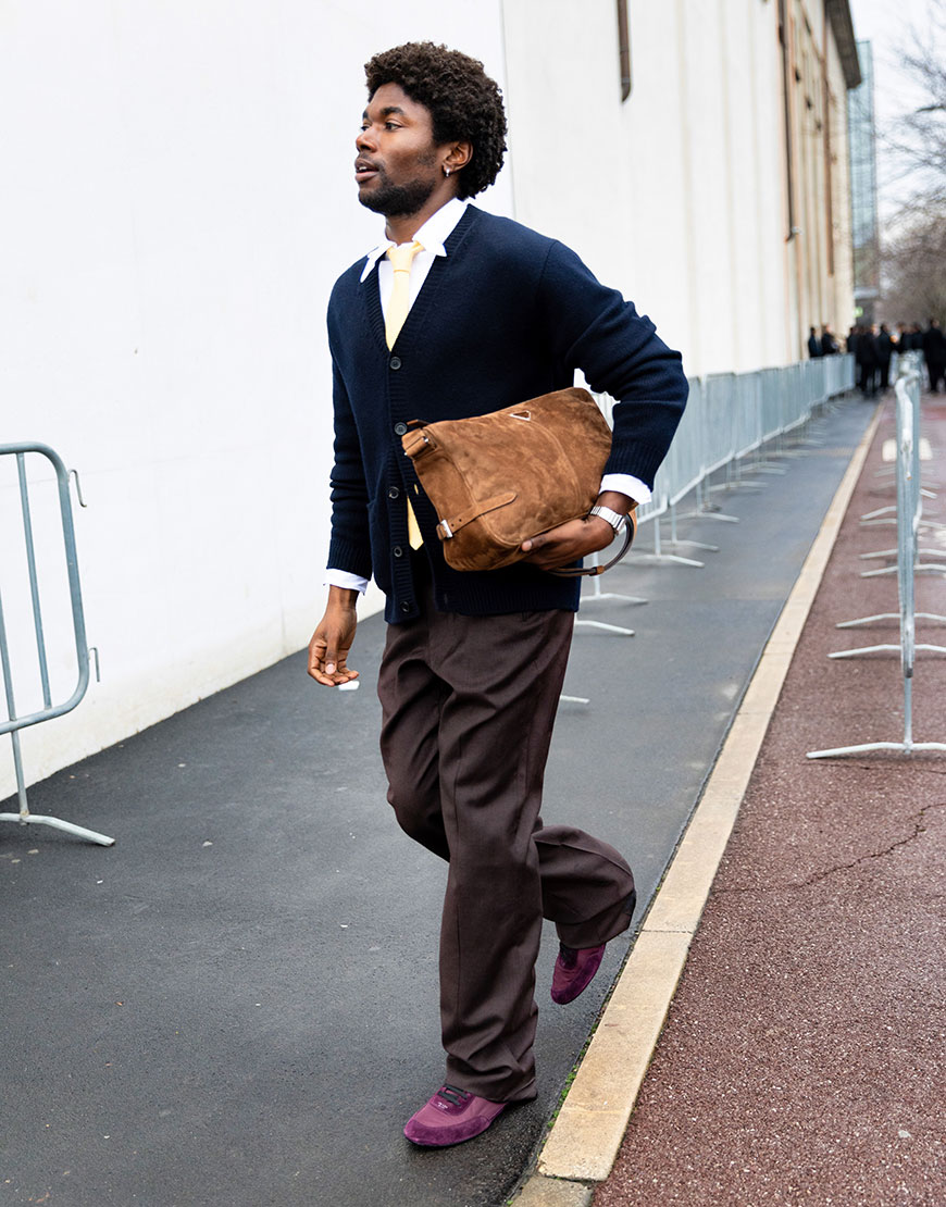Man Carrying Bag