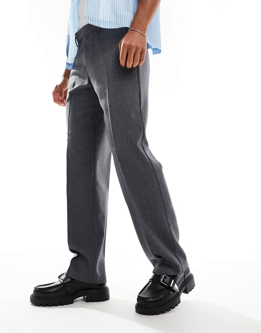 Model wearing tailored trousers | ASOS Style Feed