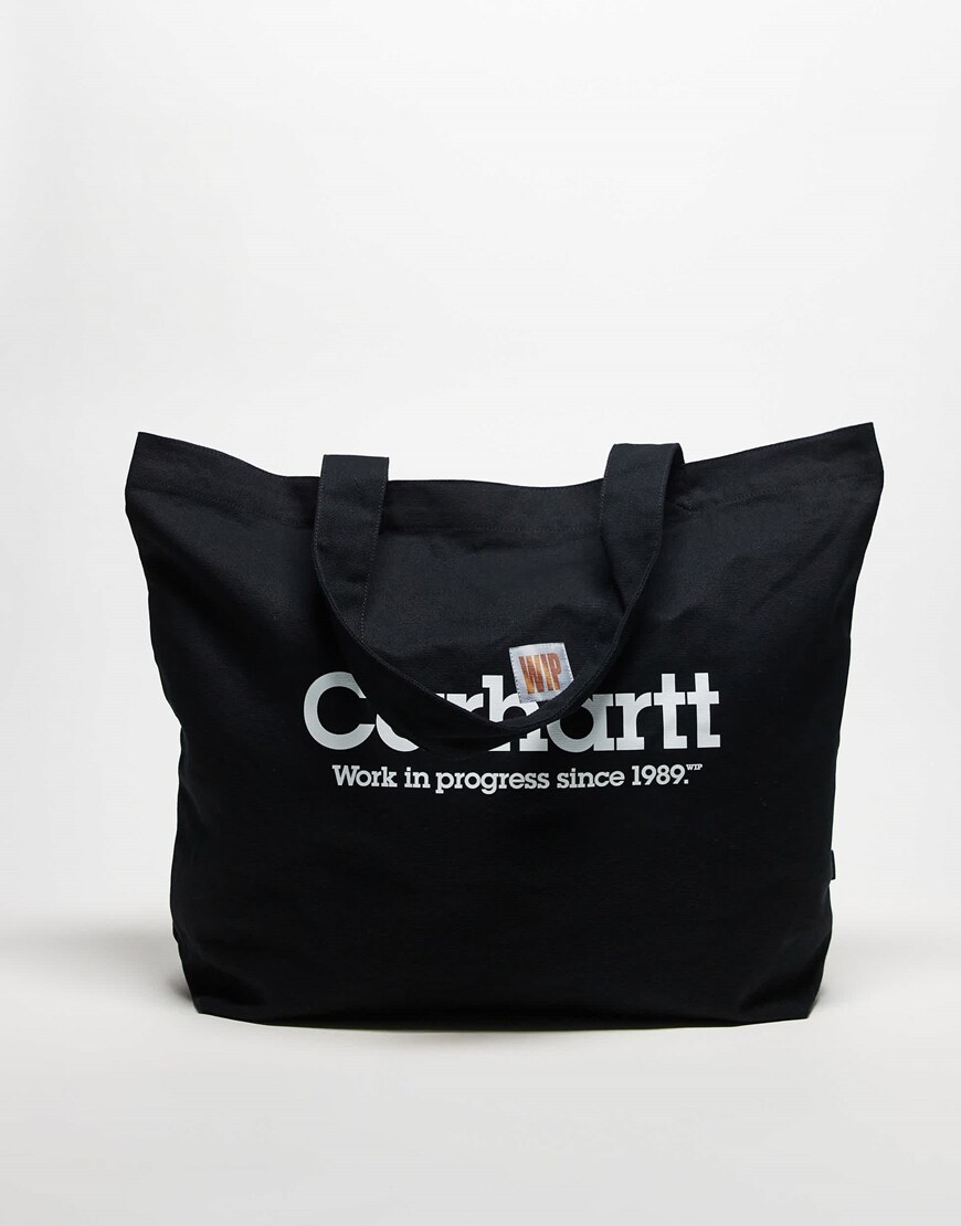 Black Carhartt WIP tote bag