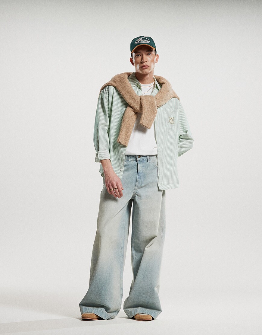 Model in shirt and jeans. | ASOS Style Feed