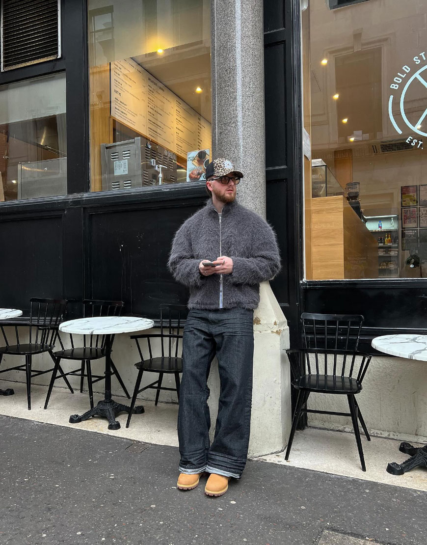 Man Wearing Baseball Cap