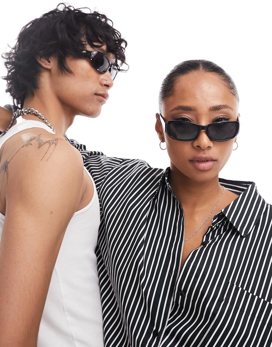 Two models wearing sunglasses