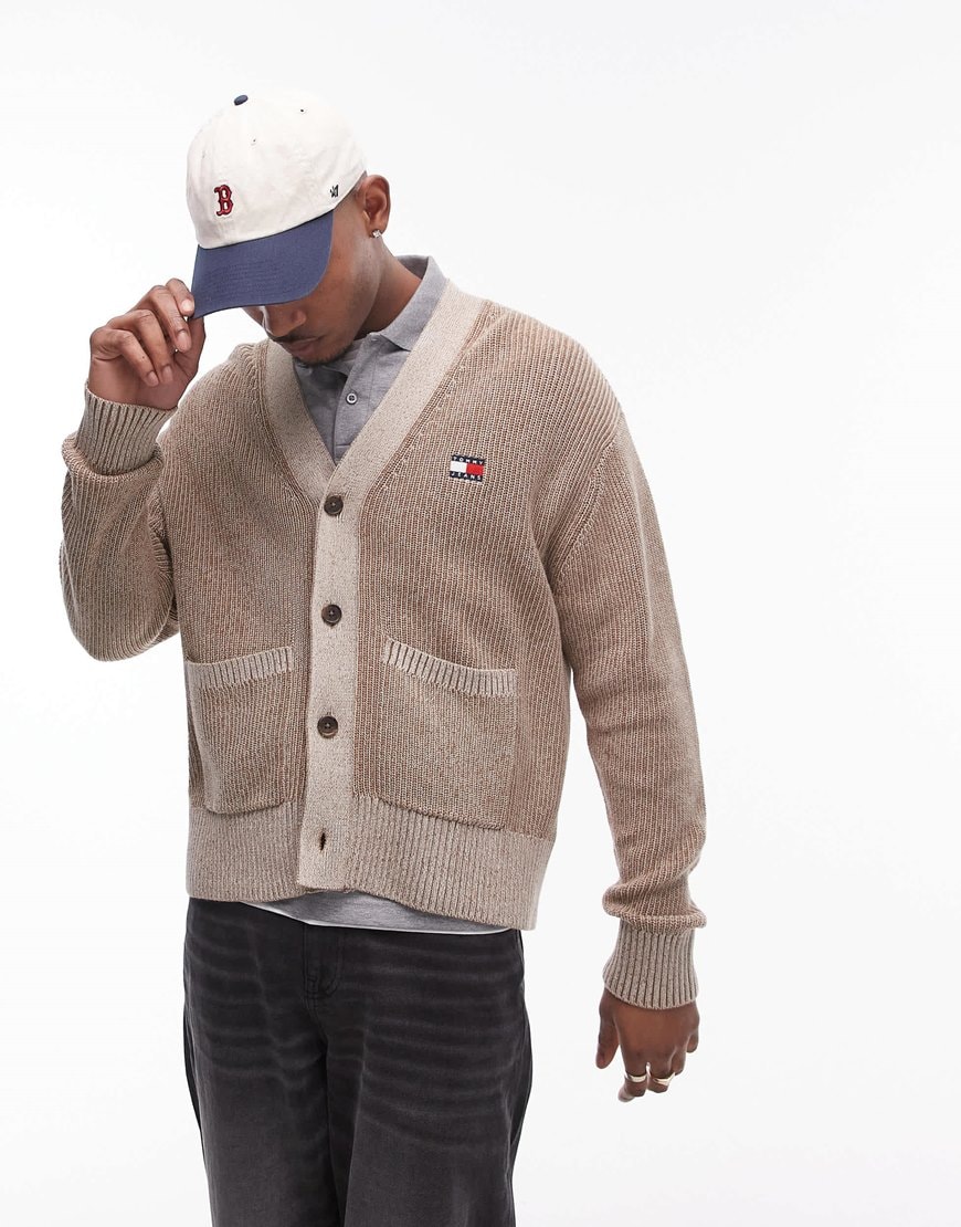 Man Wearing Cardigan