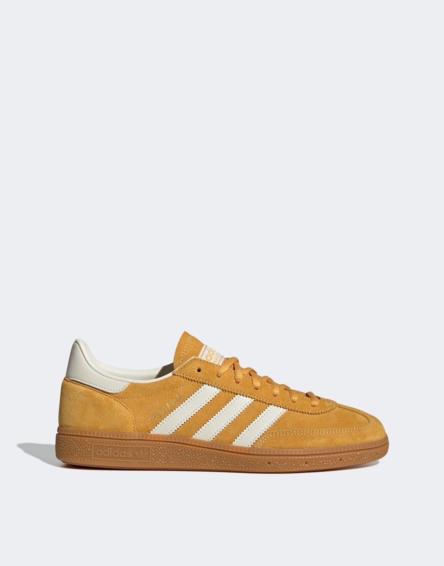 Yellow adidas trainers