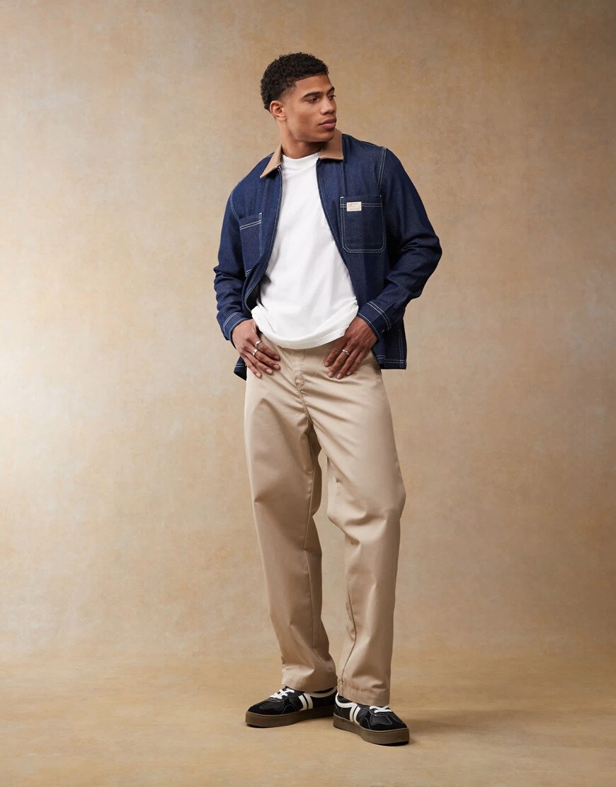 Carhartt WIP craft straight pants in beige | ASOS Style Feed
