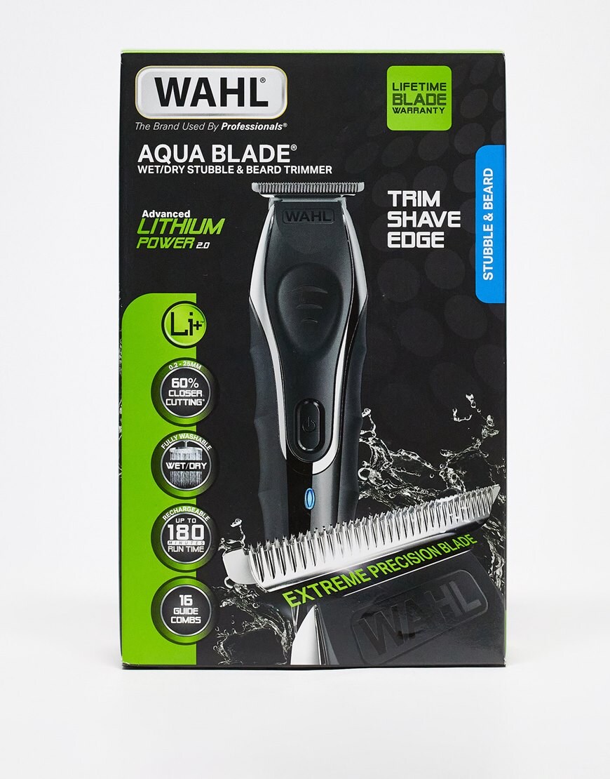 Wahl Aqua Blade Wet/Dry Stubble & Beard Trimmer | ASOS Style Feed