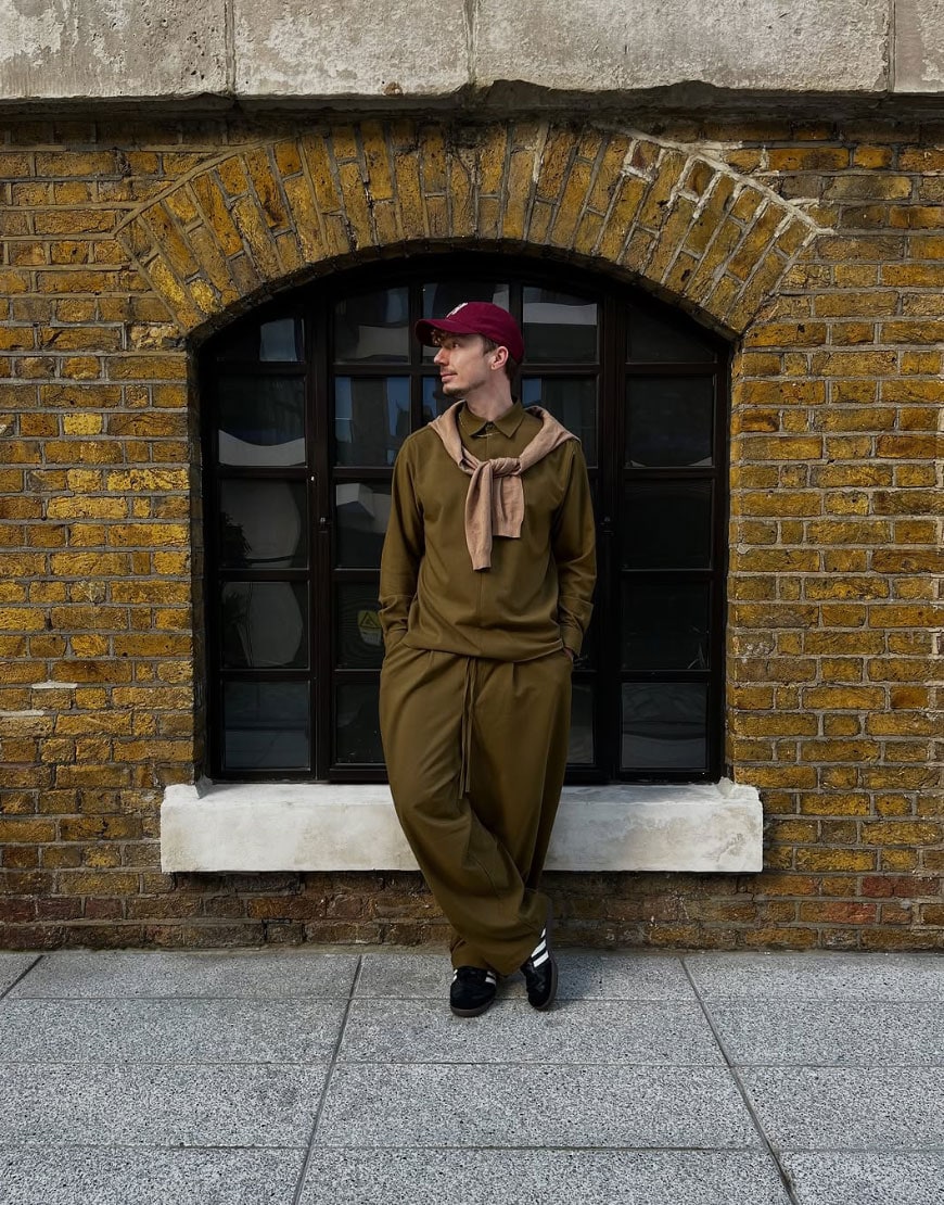 Man wearing green co-ord set | ASOS Style Feed