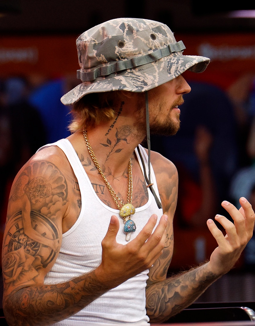 Justin Bieber wearing a hat | ASOS Style Feed