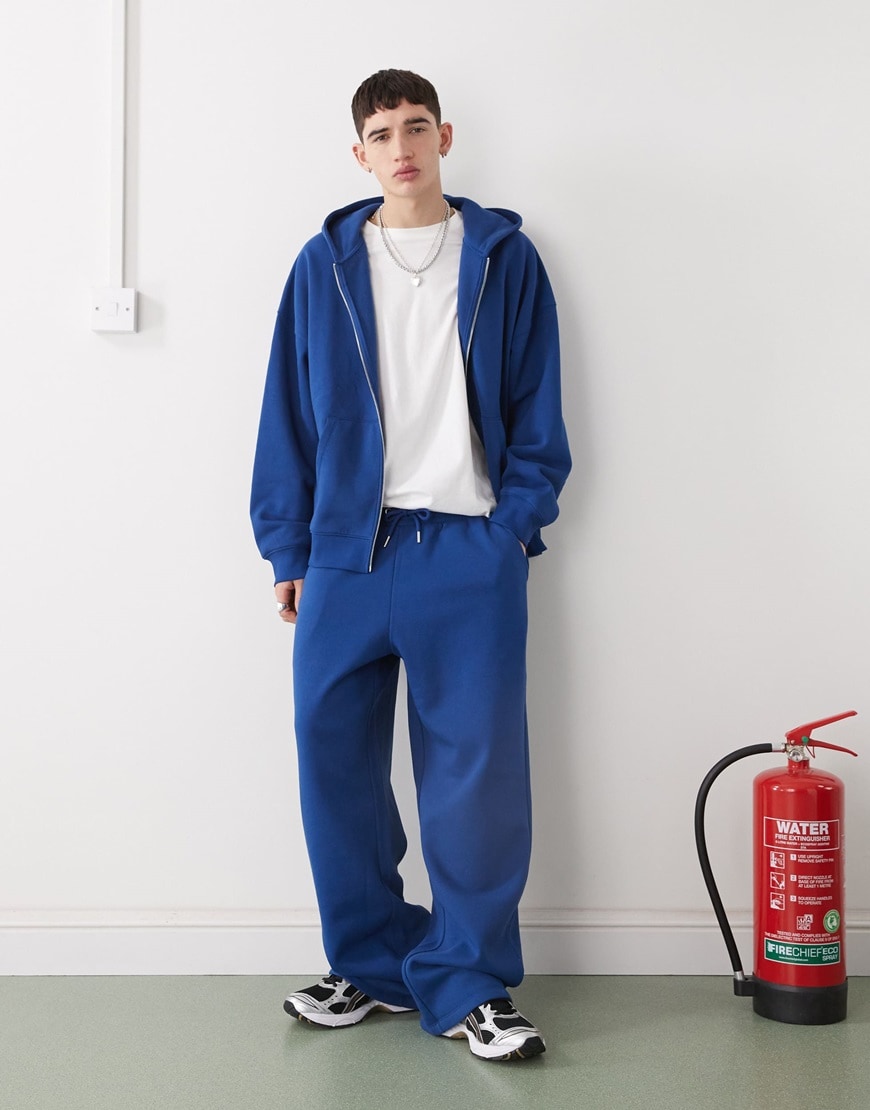COLLUSION relaxed jogger co-ord in navy | ASOS Style Feed
