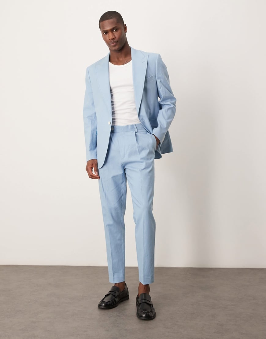 Man wearing blue suit | ASOS Style Feed