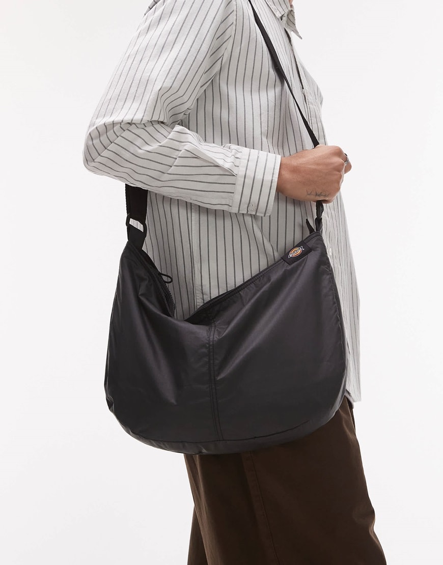 Dickies unionville nylon cross body bag in black | ASOS Style Feed