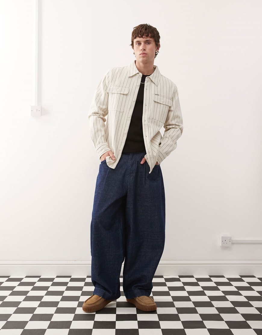 Deus Ex Machina Vacay Stripe Denim Shirt | ASOS Style Feed