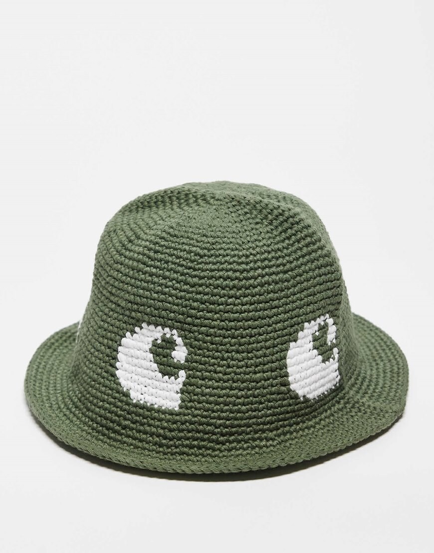 Carhartt WIP cane knit hat in khaki | ASOS Style Feed